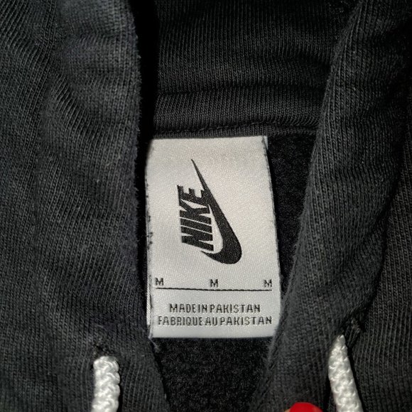 Nike Solo Swoosh Men's Fleece Hoodie, size M, Black - Picture 7 of 9